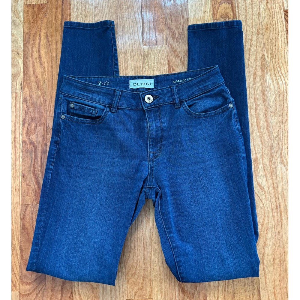 DL1961 Danny Instasculpt Skinny Jeans Women's 27 Mid Rise Supermodel Slim